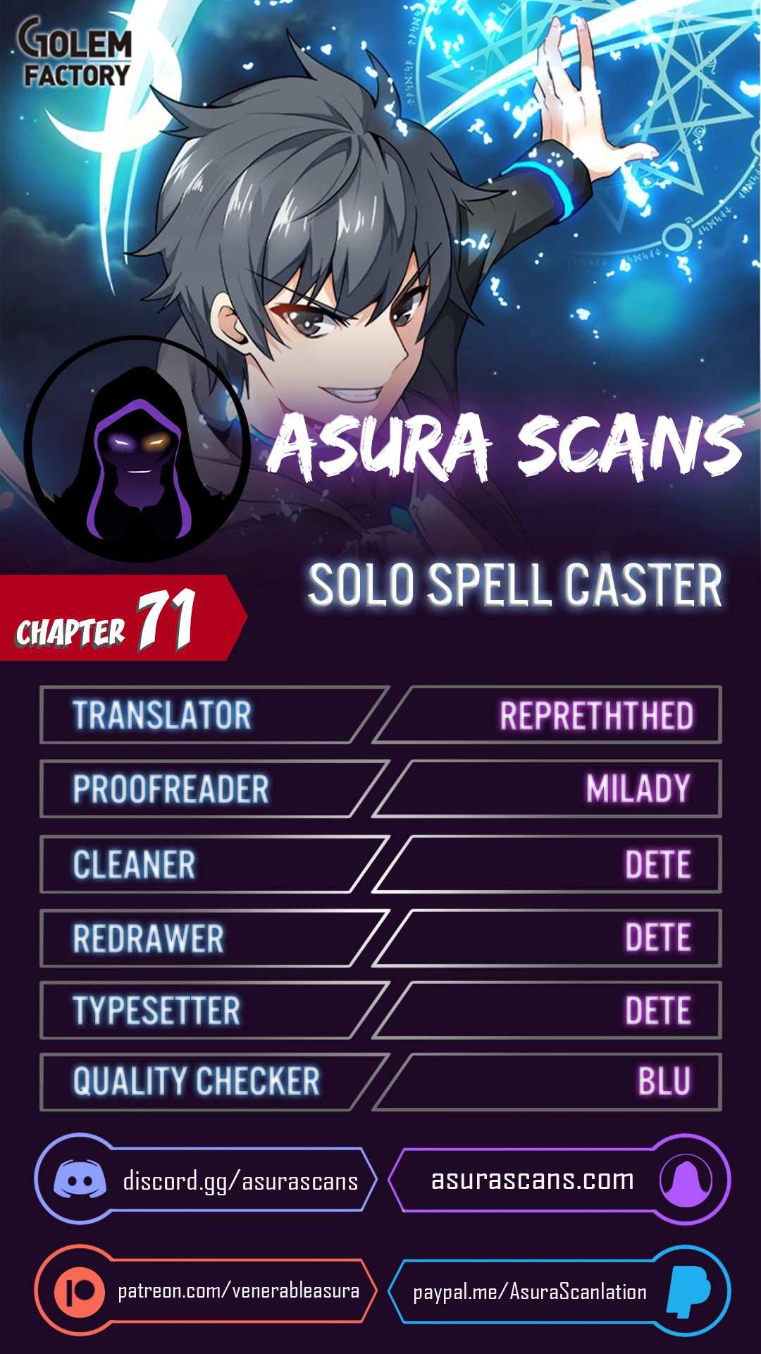 Solo Spell Caster Chapter 71 1